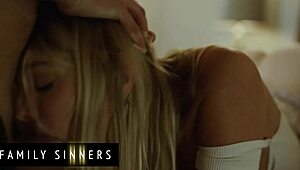 family sinners - naughty kenna james misses her stepdad and he reminds her