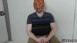 Yo, this peculiar teen 18+ got wild in asshole asylum therapy!