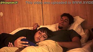 Hey bro, I’m sleepy, let me rest on your lap, but don’t slip it in my mouth, okay?