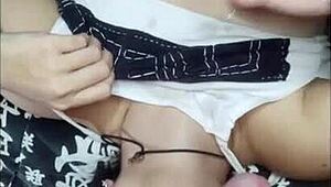 white moon deepthroats big cock in submissive teen blowjob