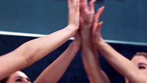 Naughty Ryan Reid fingers Maddy May in lesbian scene