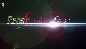 Arousing gay fingering and massage