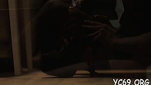 Watch This Teen Stunner In Nylons Win The Blowjob Contest With Hardcore Fucking!