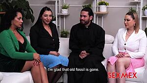 religious chicks gali diva and loree love get wild. sexmex captures every bang