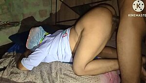 Desi Bhabhi squirts all over Devar during hardcore sex. Man, that ass and tiny tits drive me crazy!