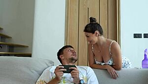 Ever wonder how stepmom rides stepson with monster cock when alone?