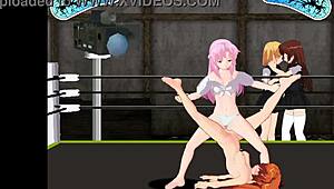 hey, check juliette vs sofia in princess of the ring catfight! wild stuff!