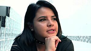 xiomara soto and mister marco have hardcore sex in the bathroom