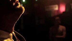 nacho fingers her shaved pussy while ena works her clit. then a wet doggie-style bang in the shower!