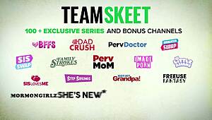 Teamskeet Classics - Naughty slut teases stepbro until he bangs her hard with a facial finish