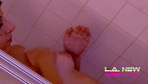 Hot Teen 18+ in the Shower During Casting Interview