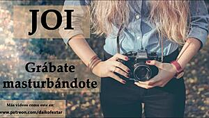 i'm guiding you in spanish to jerk off, preparing your camera for this role asmr session.