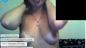 webcam show with blonde tannya & chubby annica stripping