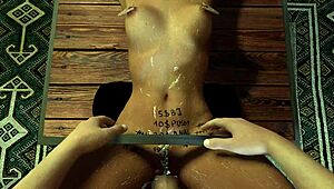 I’m obsessed, my bound BDSM whore gets her tight pussy creamed and wets the cock