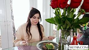 Step sister Keira Croft gets fucked hard in this story