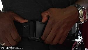 busty milf sucks big black cock in lingerie