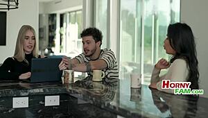 Step Mom Supports Sex For Cash Voyeur