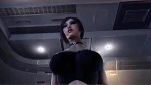 hard 3d animation with strong pounding she can handle in hentai