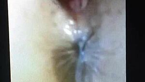 dildo masturbation leading to intense orgasm