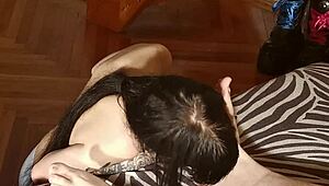 I’m Obsessed with Beth Kinky Licking Daddy’s Dirty Sweaty Feet in HD After His Long Day