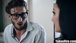 The hot office clerk got bent over by her colleague for rough doggystyle pounding after hours.