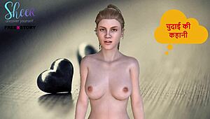 i heard hindi audio sex story threesome with transsexual crossdressing in 3d porn