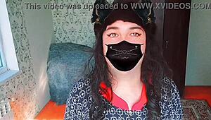 Sissy Crossdresser in Sexy Dress Shows Big Ass Twink