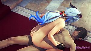 i love ganyu sucking and getting fucked in church