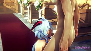 i love ganyu sucking and getting fucked in church