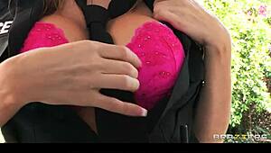 Big-boobed dirty-cop courtney cummz is fucked and punished in rough sex