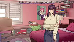 Amy Meets Special Roommate In Shower