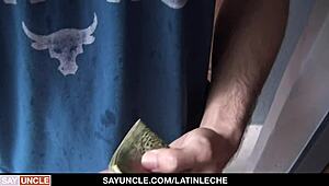 latino tricked into gay cock sucking orgy