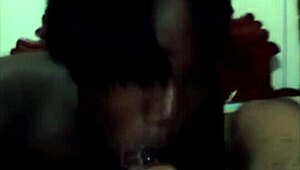 Ebony Teen Deepthroats Big Cock Submissively