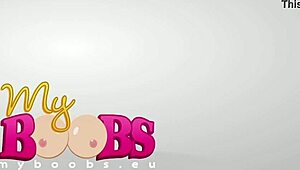 Busty Teen in Hotel Room Gets Spanked and Gives Sloppy Blowjob