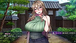 Hey, Haramimura wife shared by village in hentai game! 😲