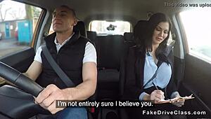 Milf Examiner Fucks Huge Dick Student In Wild Public Test!