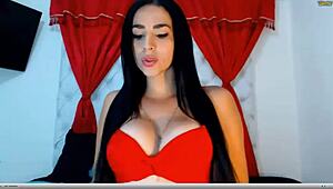 Hot Tranny Teases with Playful Cam Show