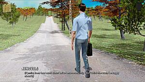 3D Hentai Scene with Big Tits and Huge Cock Cumshot