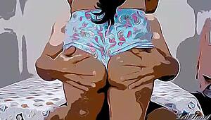 My pervert stepdad forces me to do stuff I don’t want, help me mom part 1 cartoon version 😢