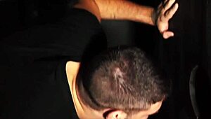 straight guy surprises with gay friend at gloryhole