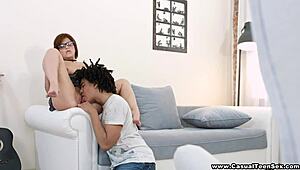 Casual Teen Sex with Rebecca Rainbow Banged by Hot Brazilian