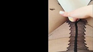 depravedminx teen squirts hard through pantyhose