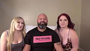 Casting desperate hot moms like Brooklyn and Mila getting banged hard!