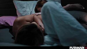 sexy maid with dick, umm, sleeps with boss's busty wife, oops