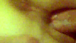 Suggestive pumping session leading to creampie with wife.