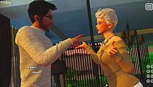 my bully lover gameplay with student slut in dress part 20