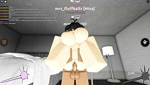 in roblox porn, this whore gets blowjob, bent over doggystyle, cowgirl riding on monster big black cock