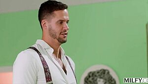 redhead audrey hollander goes airtight in milfy debut