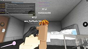 in roblox porn, this whore gets blowjob, bent over doggystyle, cowgirl riding on monster big black cock