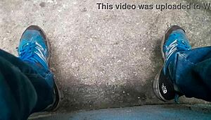 Hey, This Gay Brazilian Guy Is Masturbating In The Woods. So Relaxed And Free.